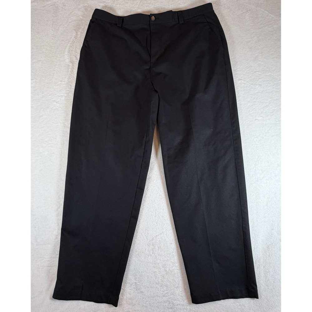 Adidas Pants Men's Sz 38x30 Black Golf Performance Stretch Chino